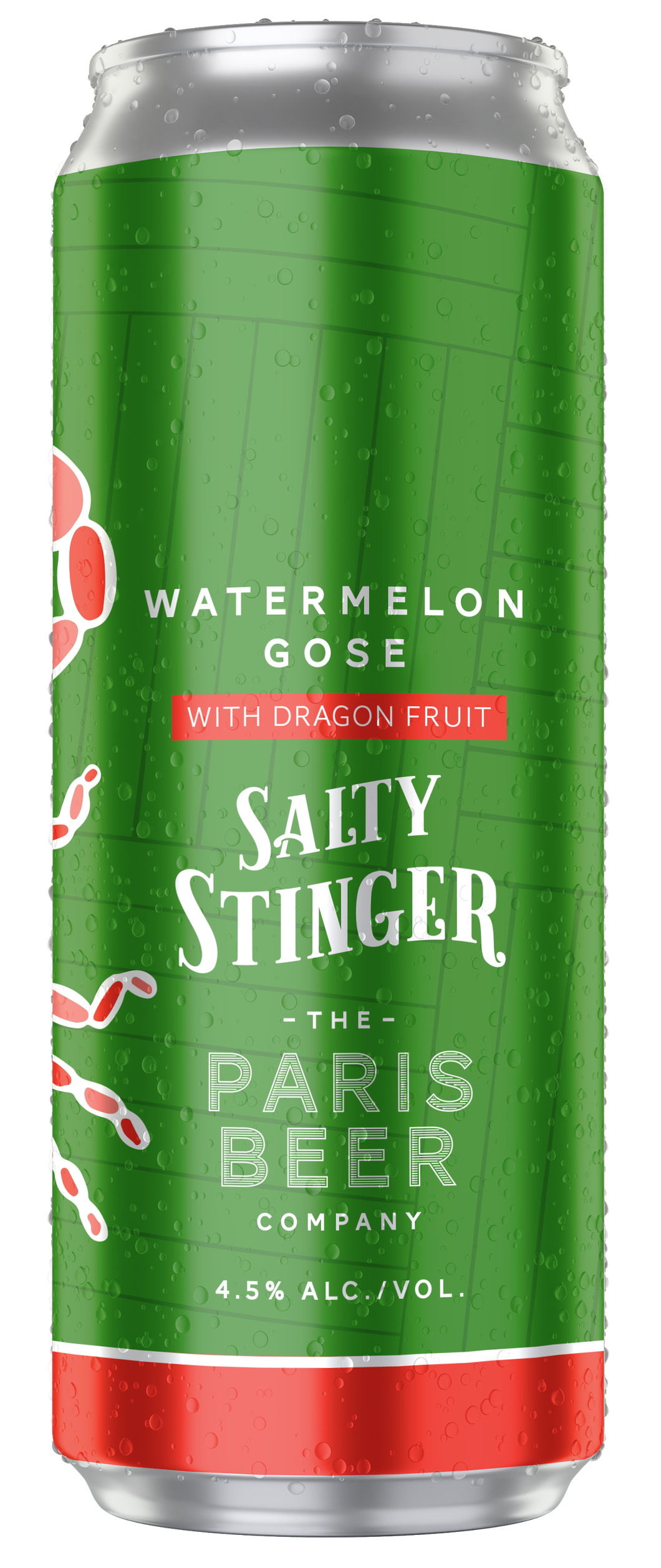 Salty Stinger Watermelon Gose with Dragon Fruit